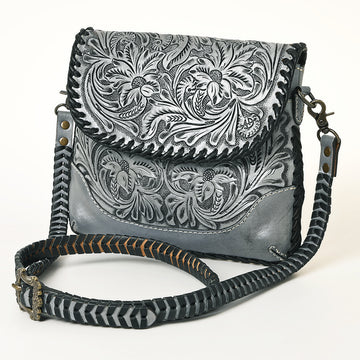 American Darling Small Crossbody Hand Tooled Genuine Leather women bag western handbag purse